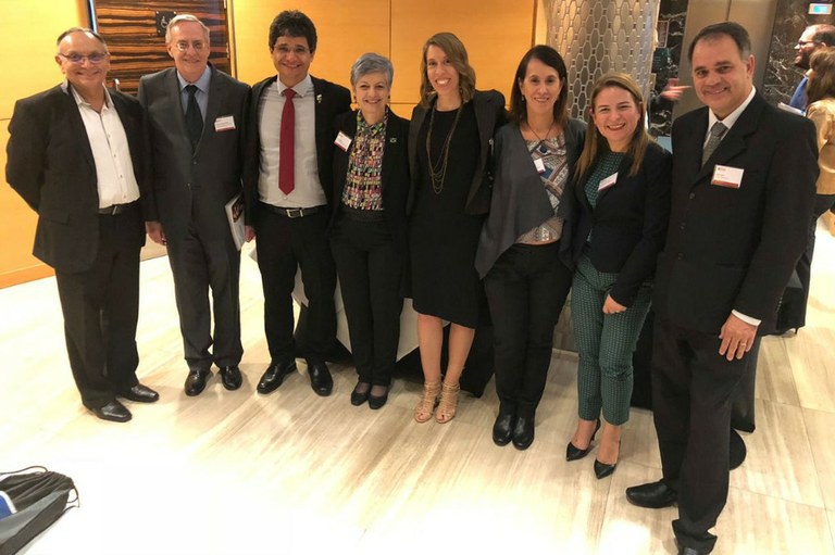 Professores brasileiros participantes da conferência