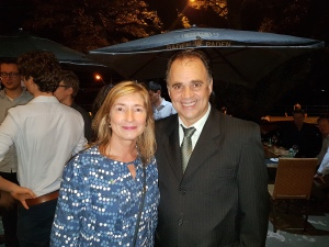 Consul da Holanda Sra. Petra Smits e Prof. Nilo Vieira